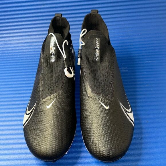 Nike Mens 14 Vapor Edge Elite 360 Flyknit Black Football Cleats CV6282-009 NEW - Picture 4 of 8